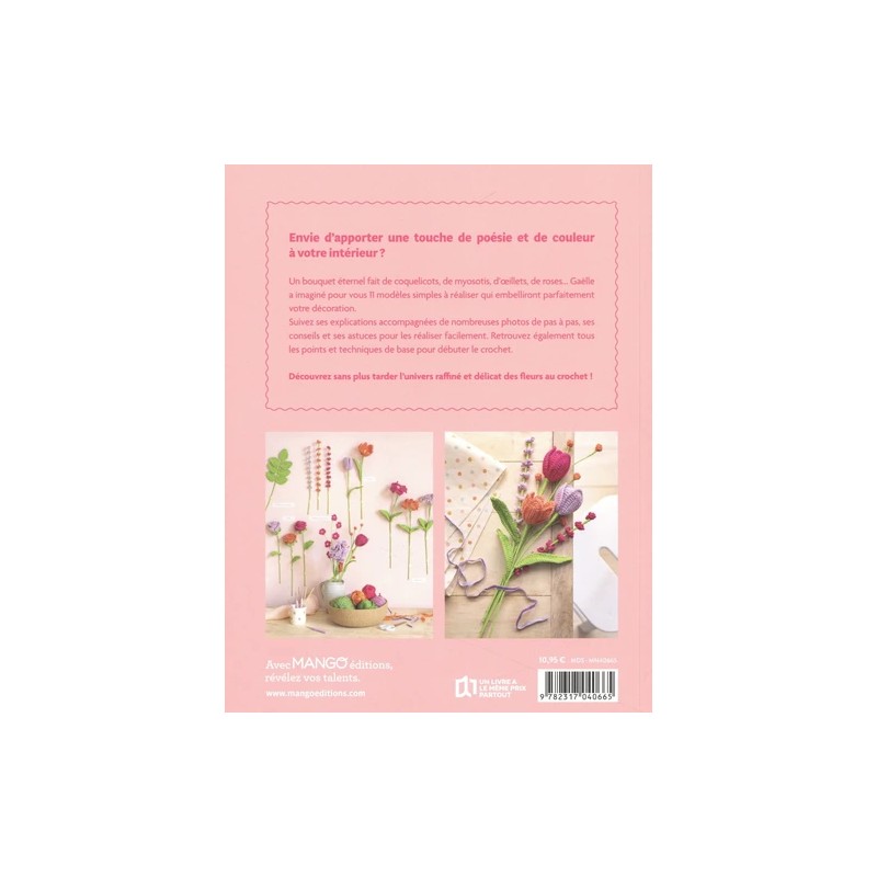 FLEURS AU CROCHET pas le bon , marabou