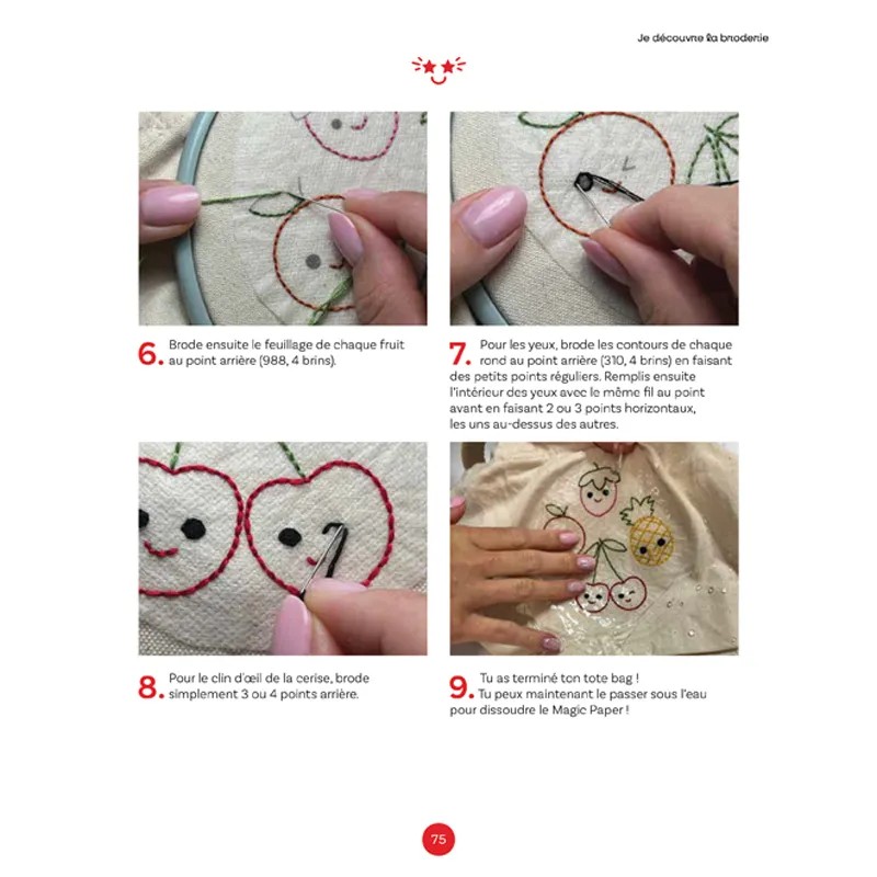 JE DÉCOUVRE LA BRODERIE
