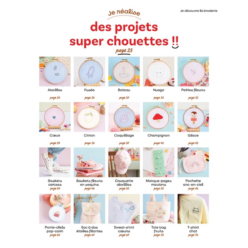 JE DÉCOUVRE LA BRODERIE