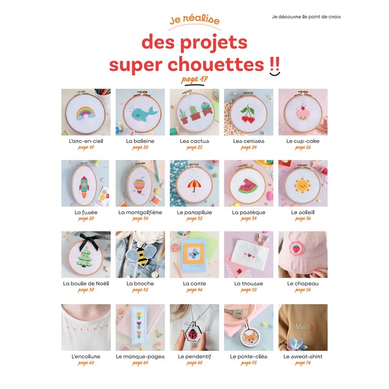 JE DÉCOUVRE LE POINT DE CROIX