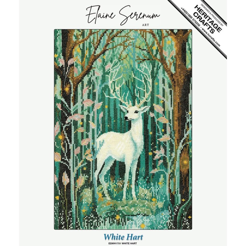 Kit point de croix Heritage Crafts - White Hart