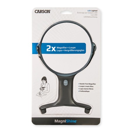 LOUPE À MAIN LIBRE LUMINEUSE X2
