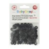 BOUTONS PRESSION NOIR