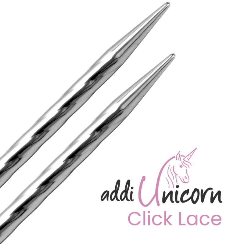Aiguilles circulaires fixes Addi Unicorn Lace