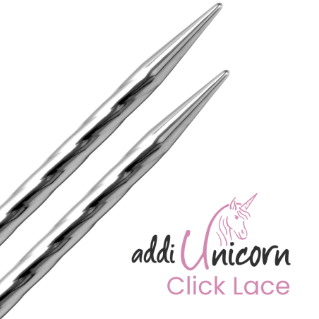 Aiguilles circulaires fixes Addi Unicorn Lace