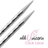Aiguilles circulaires fixes Addi Unicorn Lace