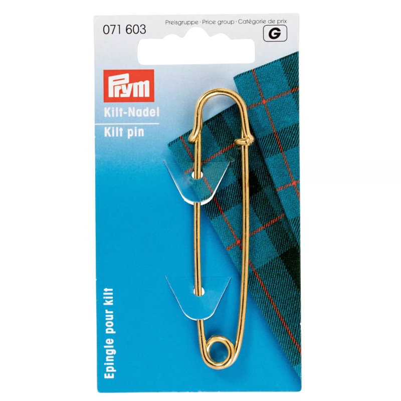 ÉPINGLES KILT 76MM OR