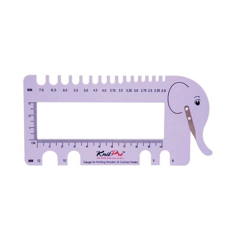 JAUGE POUR AIGUILLES ET CROCHETS