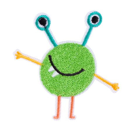 ÉCUSSON À THERMOCOLLER MONSTRE VERT