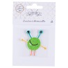 ÉCUSSON À THERMOCOLLER MONSTRE VERT