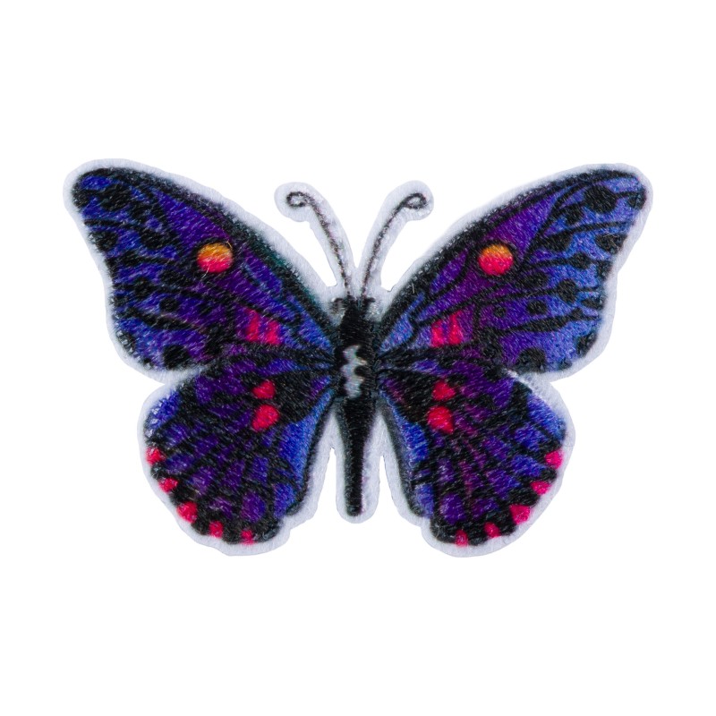 ÉCUSSON À THERMOCOLLER PAPILLON  4.5X3CM