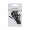 ÉCUSSON À THERMOCOLLER CHAUSSURE DE FOOT 7.2X3.5CM