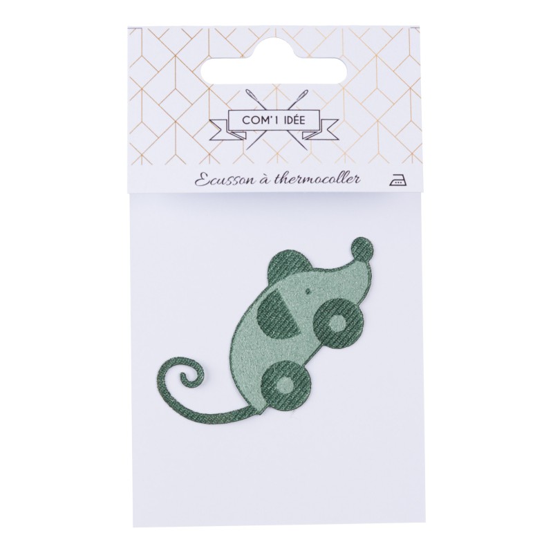 ÉCUSSON À THERMOCOLLER SOURIS VERTE