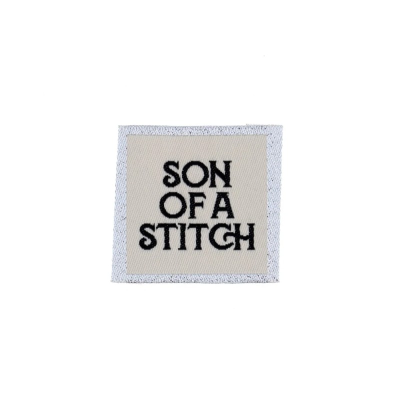 ÉTIQUETTE À COUDRE "SON OF A STITCH"