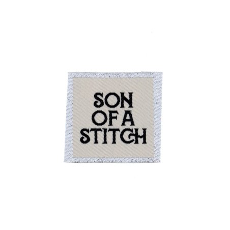 ÉTIQUETTE À COUDRE "SON OF A STITCH"