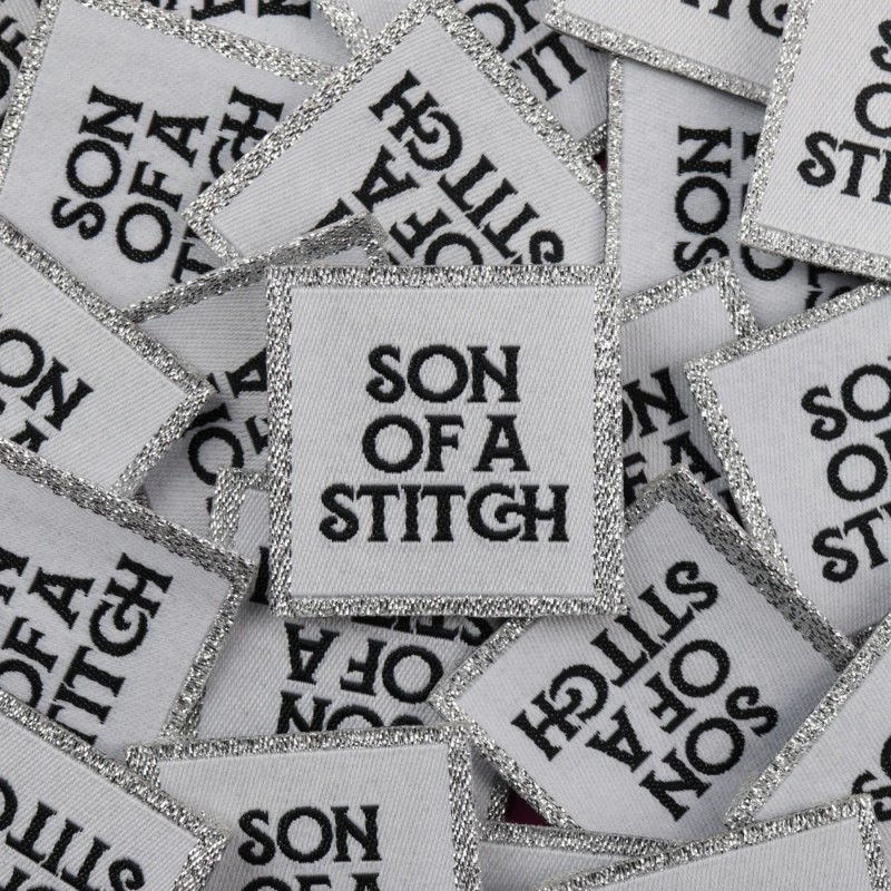 ÉTIQUETTE À COUDRE "SON OF A STITCH"